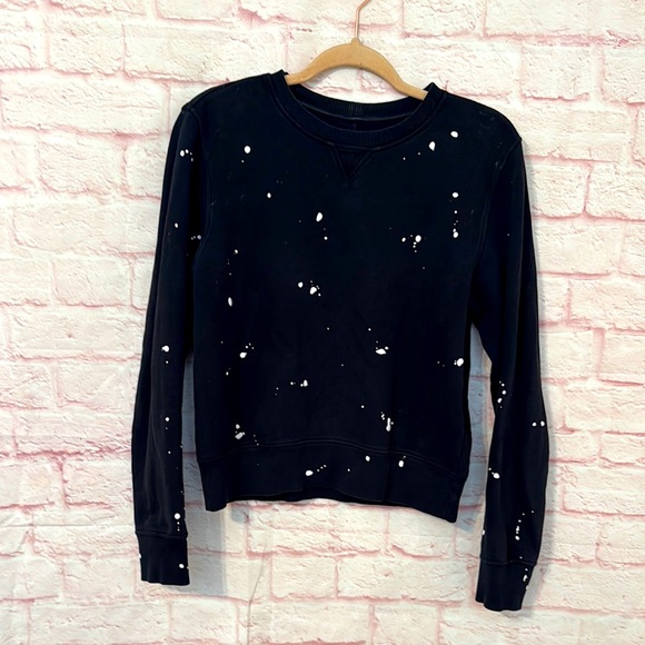 rag & bone | Sweaters | Rag Bone Small Splatter Paint Crew Neck | Poshmark